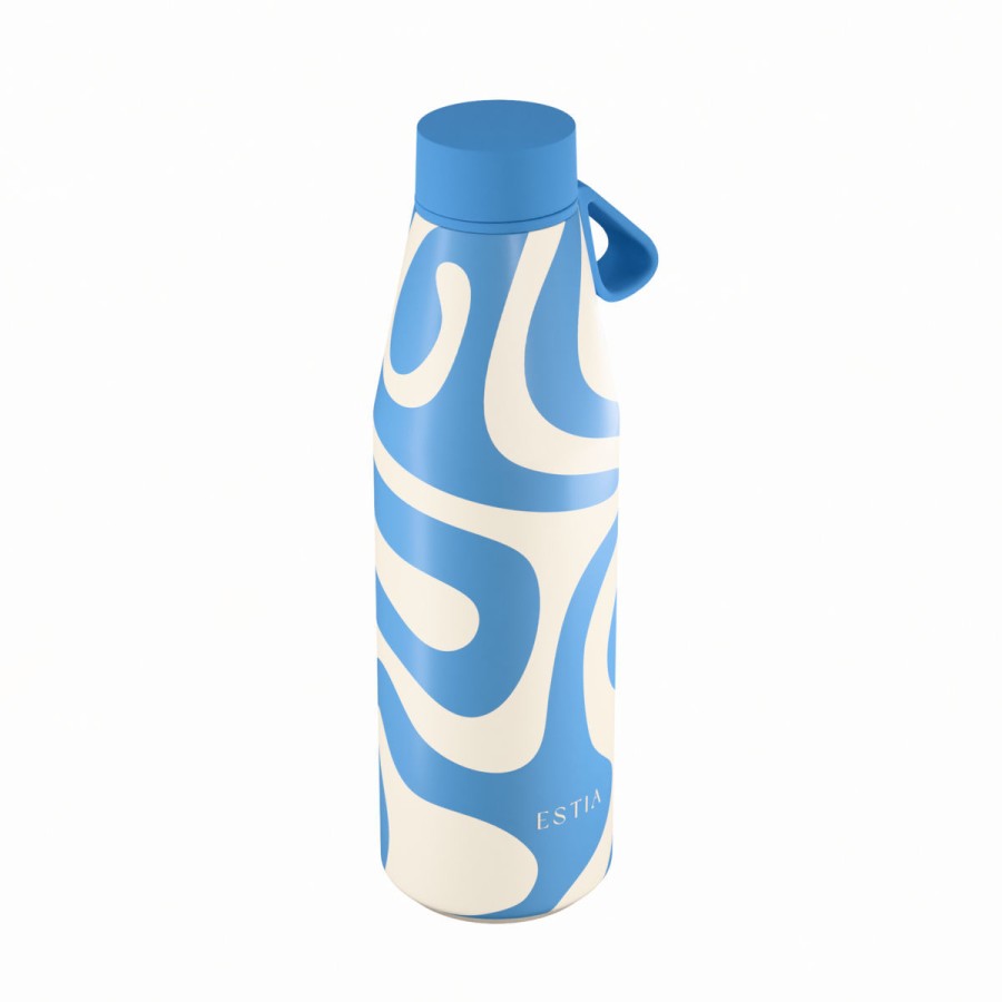 Estia Flow Μπουκάλι Θερμός Save The Aegean 500ml Ocean Waves