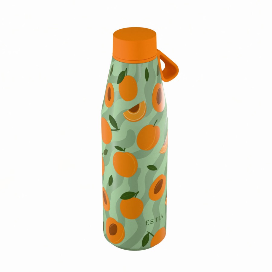 Estia Flow Μπουκάλι Θερμός Save The Aegean 500ml Peach Garden