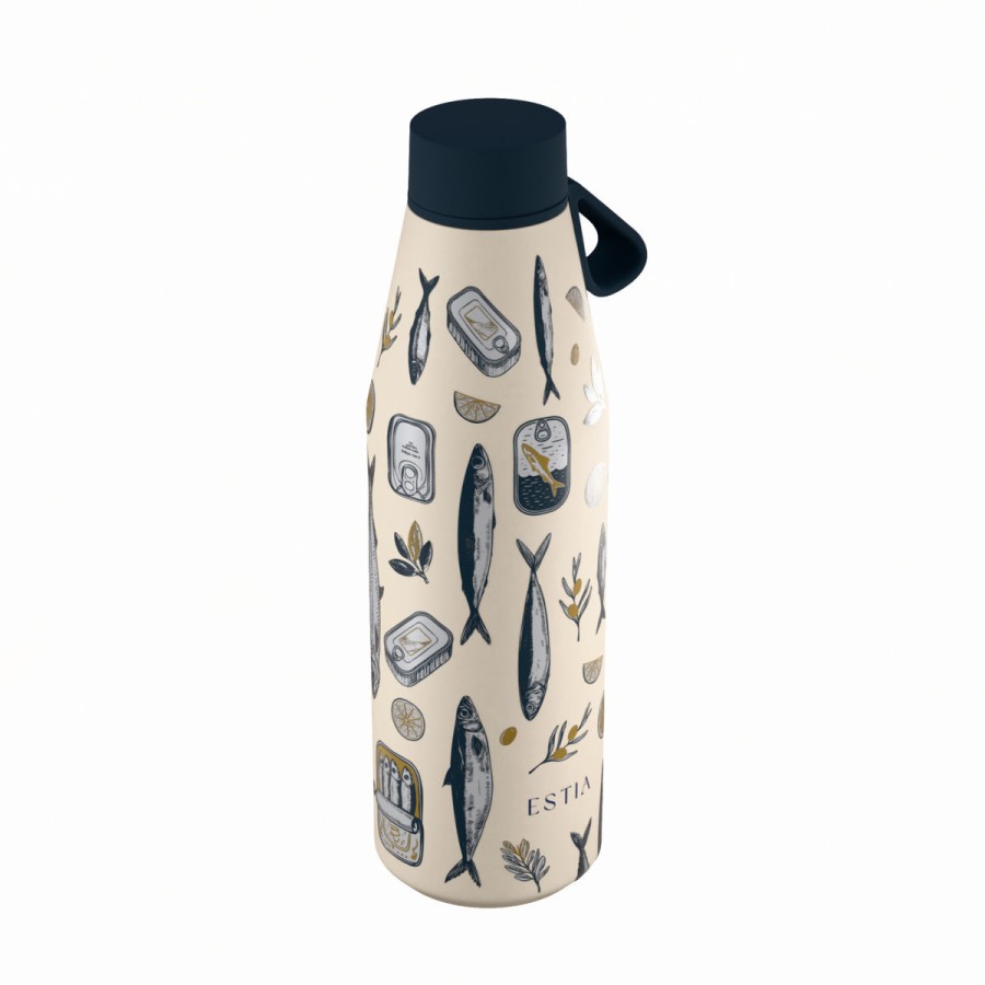 Estia Flow Μπουκάλι Θερμός Save The Aegean 500ml Salt Life
