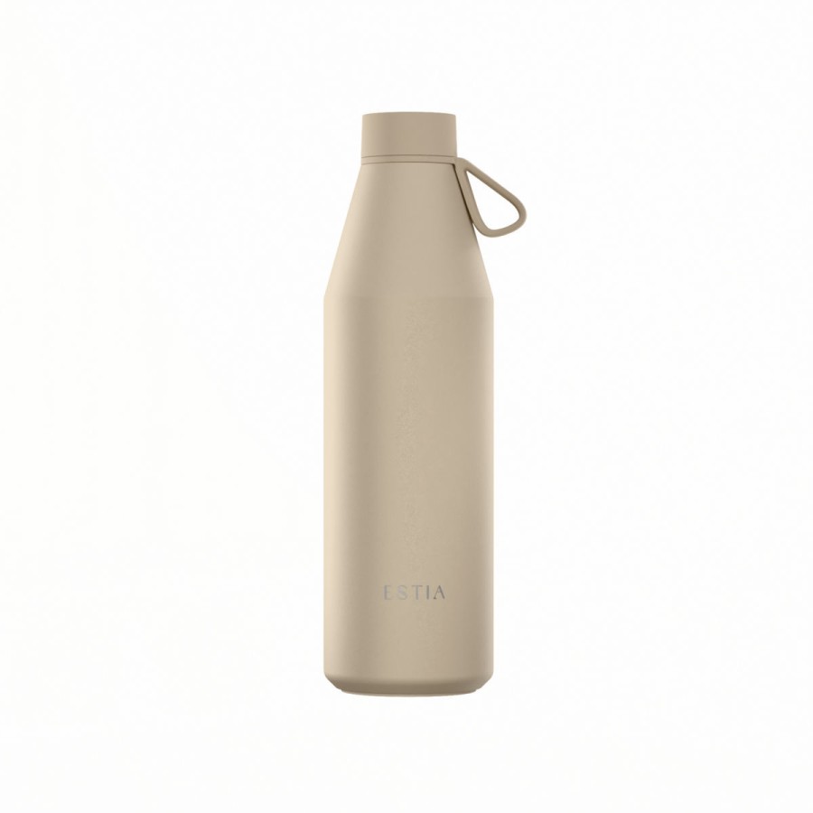 Estia Flow Μπουκάλι Θερμός Save The Aegean 800ml Dune