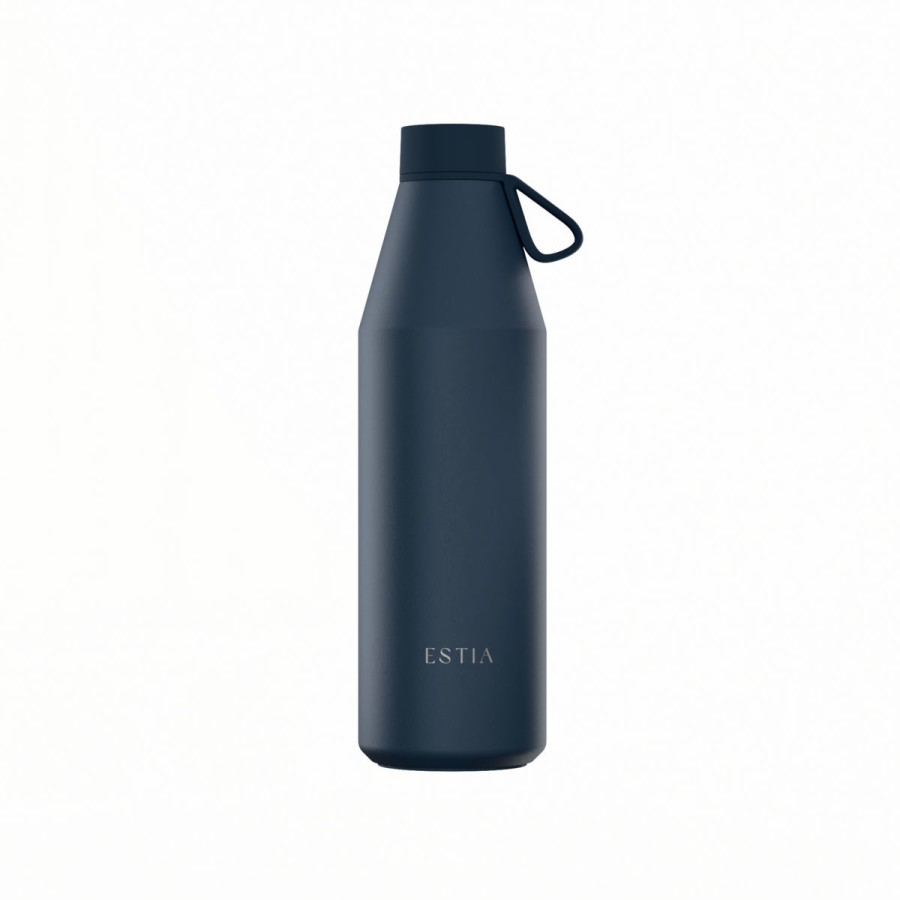 Estia Flow Μπουκάλι Θερμός Save The Aegean 800ml Indigo