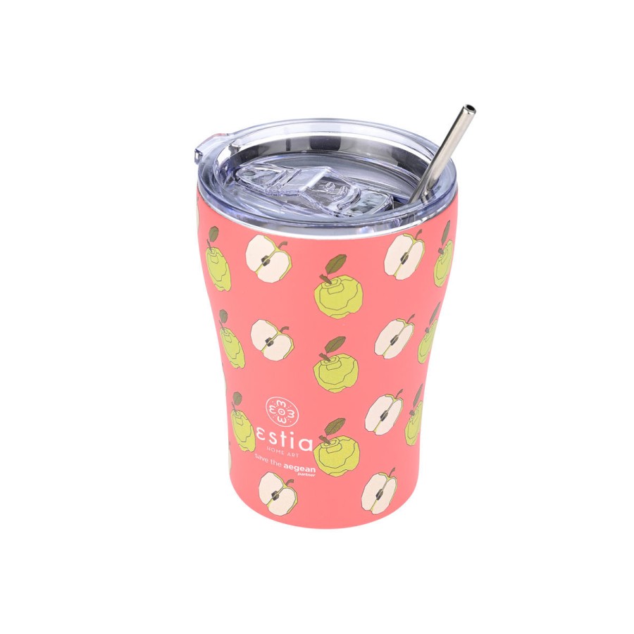 Estia Κούπα Θερμός Coffee Mug Save The Aegean 350ml Apple Odyssey