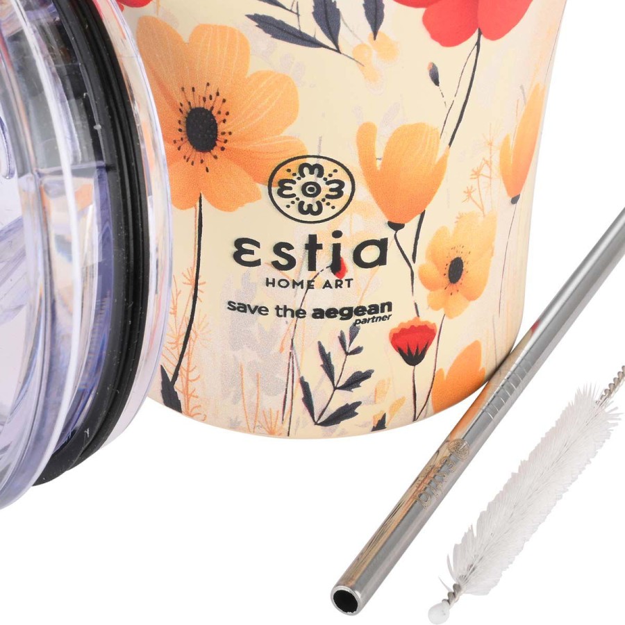 Estia Κούπα Θερμός Coffee Mug Save The Aegean 350ml Summer Reverie