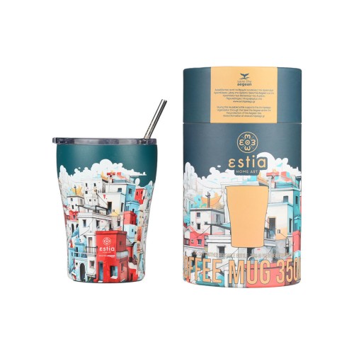Estia Κούπα Θερμός Coffee Mug Save The Aegean 350ml Urban Mythos
