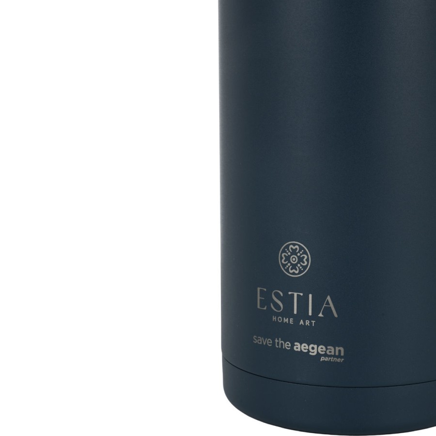 Estia Μπουκάλι Θερμός Lift Save The Aegean 1.8lt Indigo