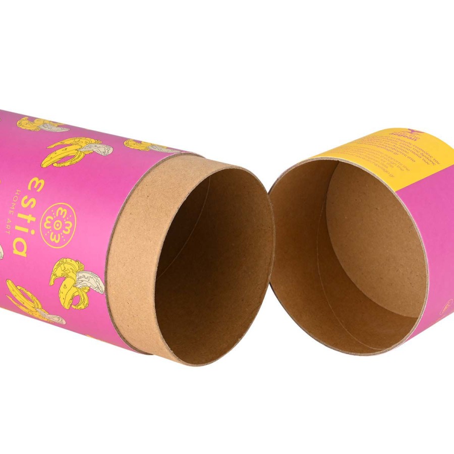 Estia Travel Cup Ποτήρι Θερμός με Καλαμάκι Save The Aegean 500ml Banana Swirl