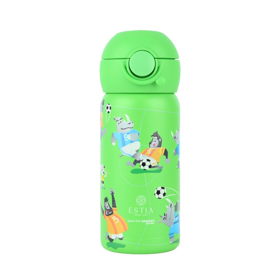 Estia Παιδικό Μπουκάλι Θερμός Wonder Bottle Save the Aegean 350ml Jungle Kick