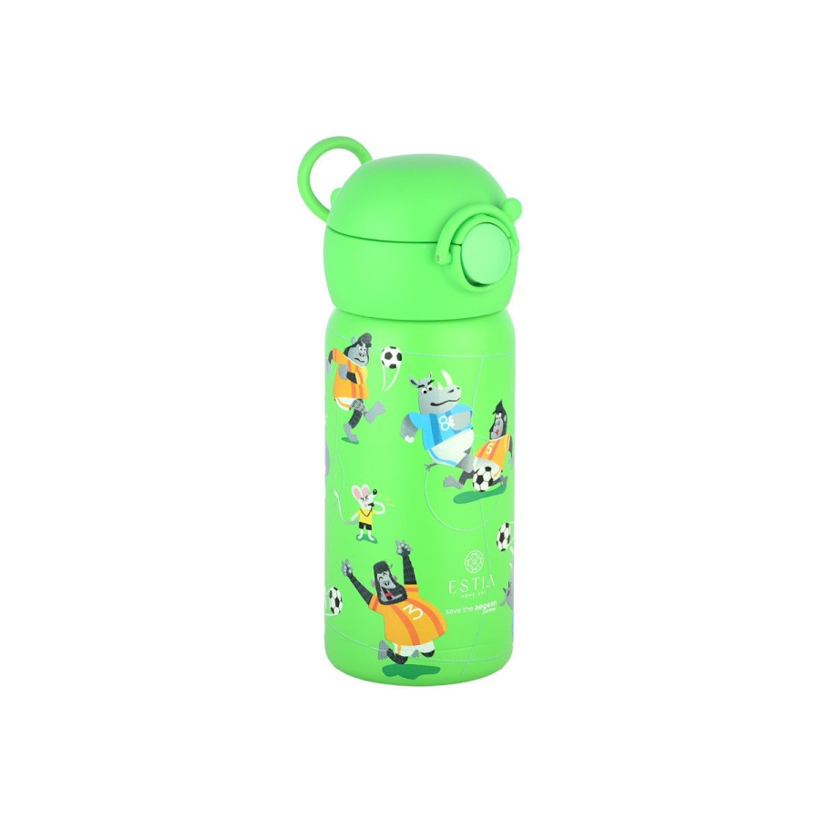 Estia Παιδικό Μπουκάλι Θερμός Wonder Bottle Save the Aegean 350ml Jungle Kick