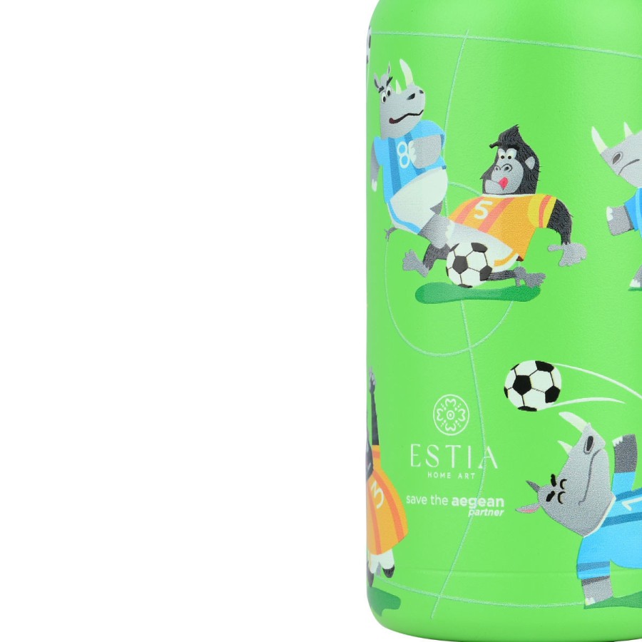 Estia Παιδικό Μπουκάλι Θερμός Wonder Bottle Save the Aegean 350ml Jungle Kick