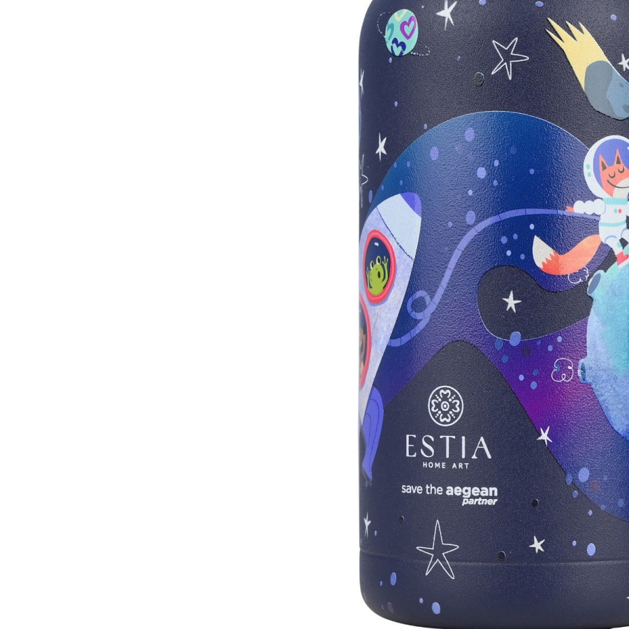 Estia Παιδικό Μπουκάλι Θερμός Wonder Bottle Save the Aegean 350ml Solar Jump