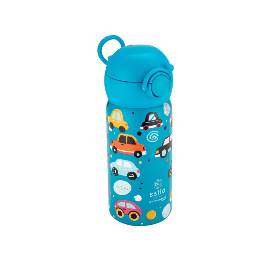 Estia Παιδικό Θερμός Wonder Bottle Save the Aegean 350ml Cars
