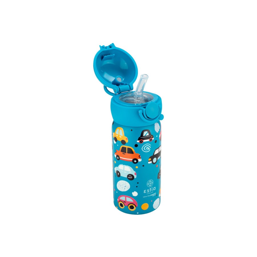 Estia Παιδικό Θερμός Wonder Bottle Save the Aegean 350ml Cars