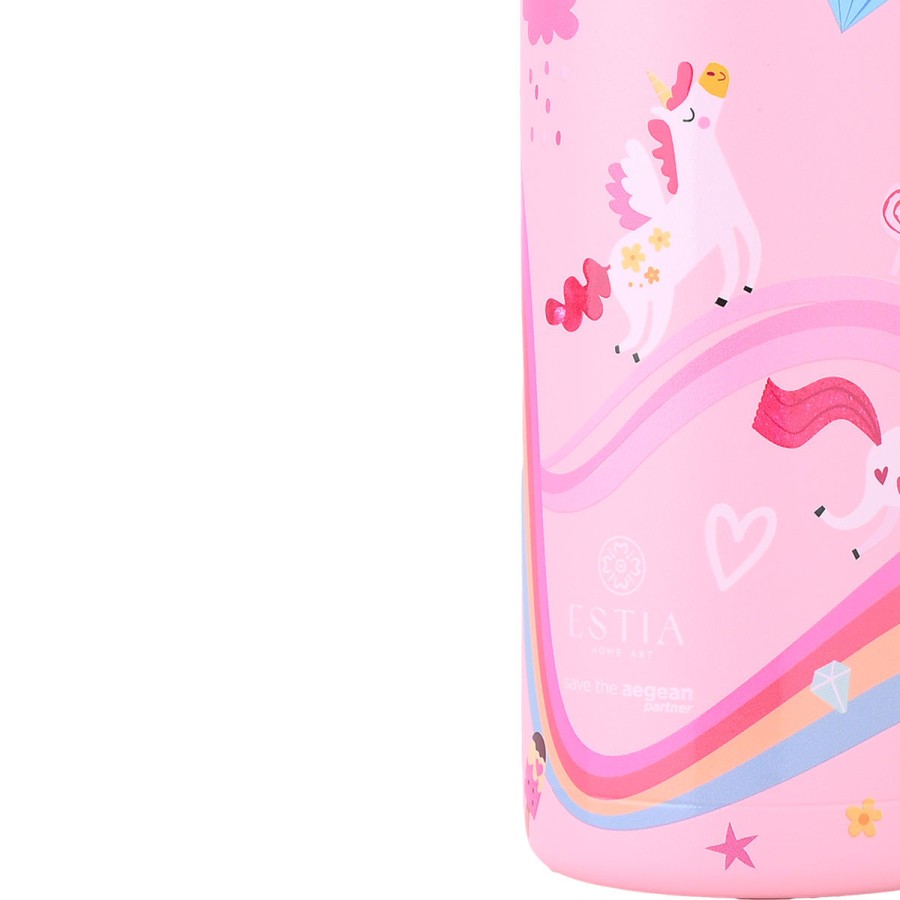 Estia Παιδικό Μπουκάλι Θερμός Wonder Bottle Save the Aegean 500ml Rainbow Dreams
