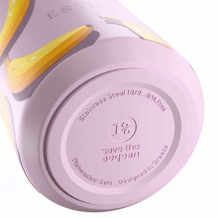 Estia Ποτήρι Θερμός Lens Save The Aegean 360ml Banana Mood