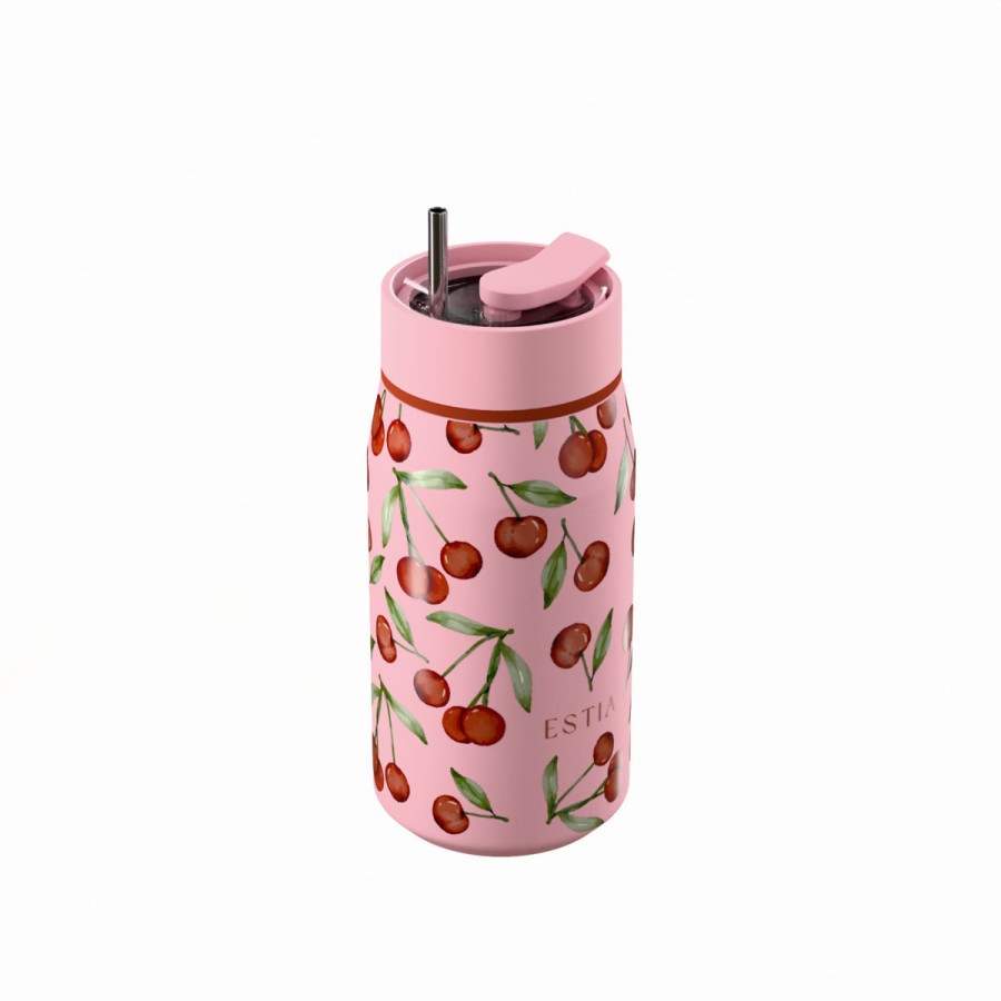 Estia Ποτήρι Θερμός Lens Save The Aegean 360ml Cherry Rose