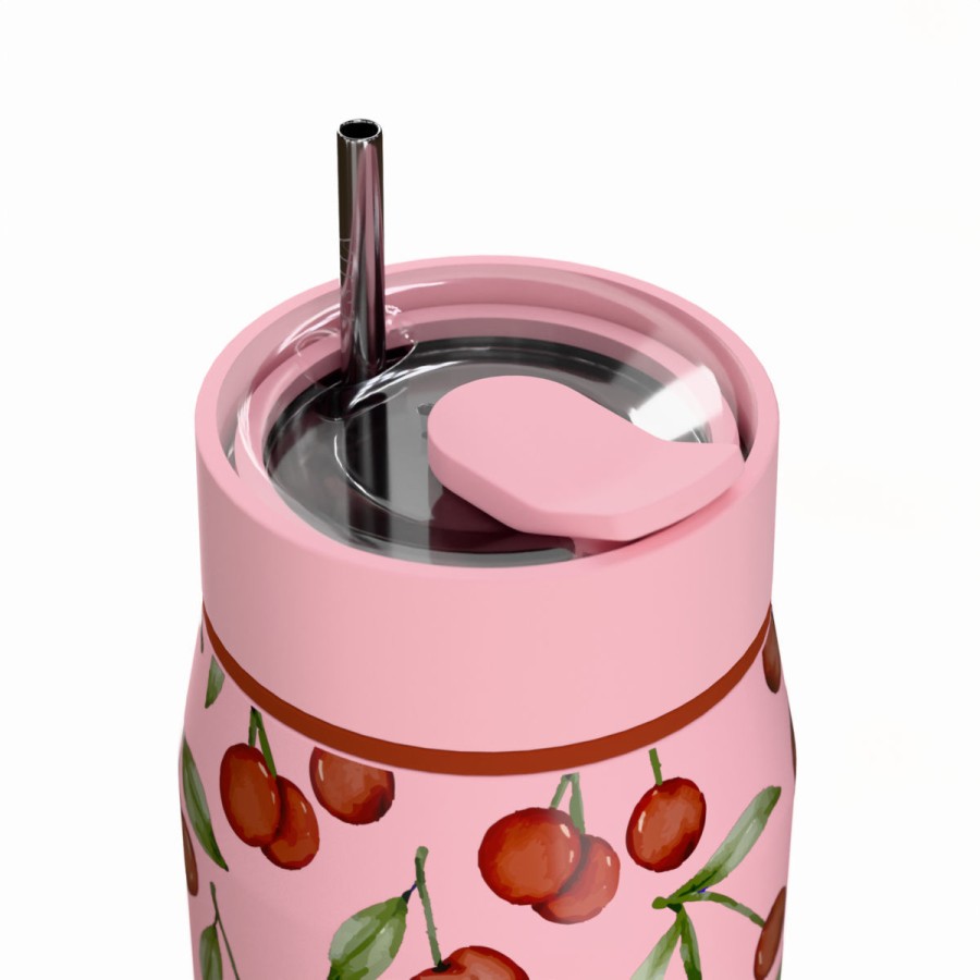 Estia Ποτήρι Θερμός Lens Save The Aegean 360ml Cherry Rose