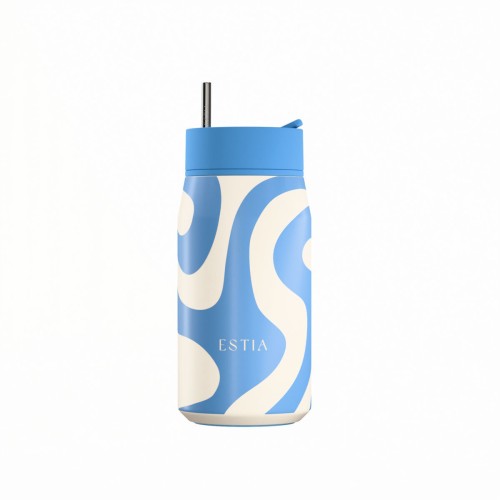 Estia Ποτήρι Θερμός Lens Save The Aegean 360ml Ocean Waves