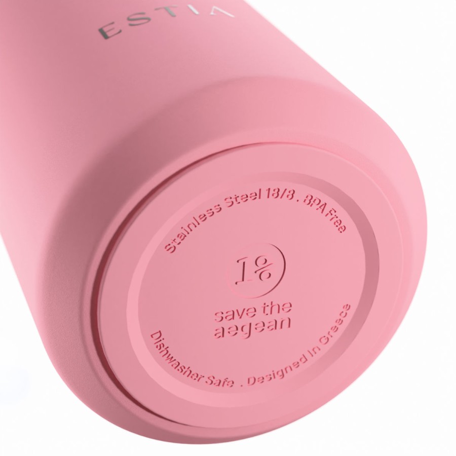Estia Ποτήρι Θερμός Lens Save The Aegean 360ml Rose