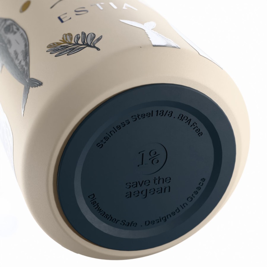 Estia Ποτήρι Θερμός Lens Save The Aegean 360ml Salt Life