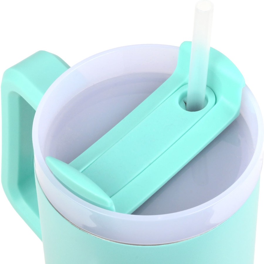 Estia Ποτήρι Straw Tumbler XL Save The Aegean 1200ml Denim Blue