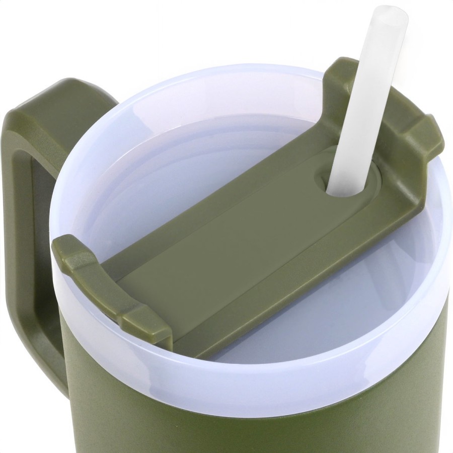 Estia Ποτήρι Straw Tumbler XL Save The Aegean 900ml Forest Spirit