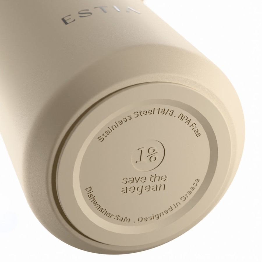 Estia Ποτήρι Θερμός Pulse Save The Aegean 800ml Dune