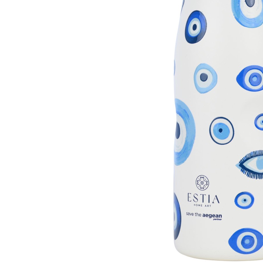 Estia Μπουκάλι Θερμός Travel Flask Save The Aegean 500ml Spirit of Luck