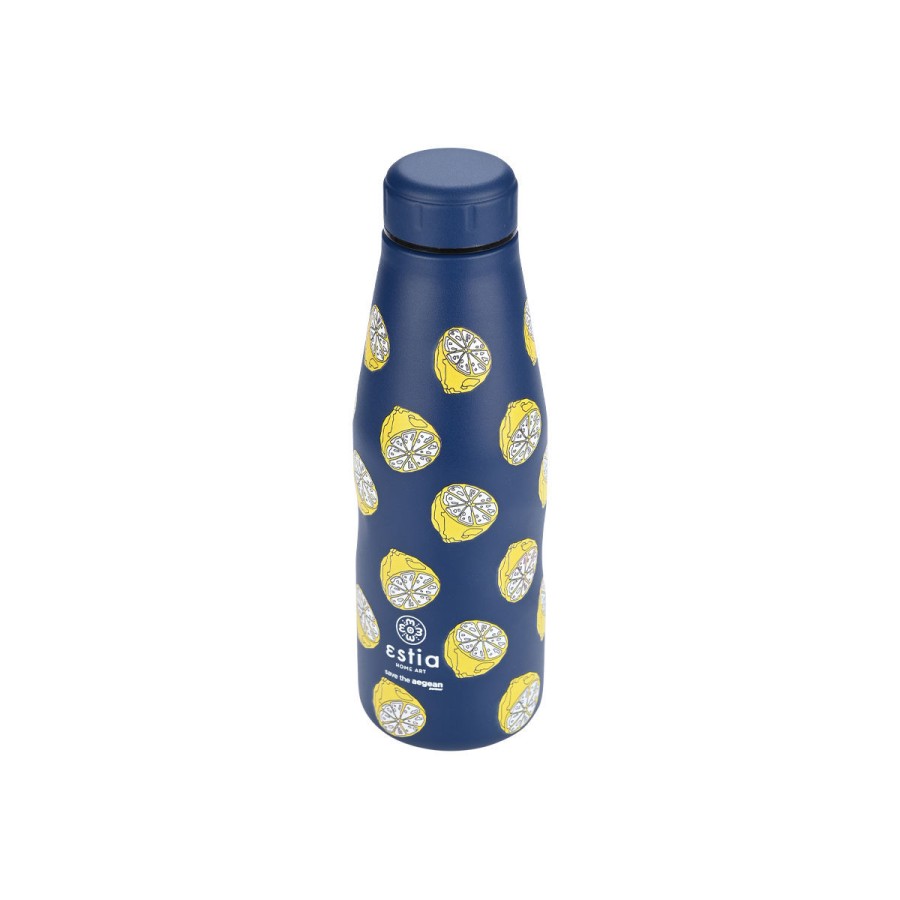 Estia Travel Flask Μπουκάλι Θερμός Save The Aegean 500ml Citrus Infusion