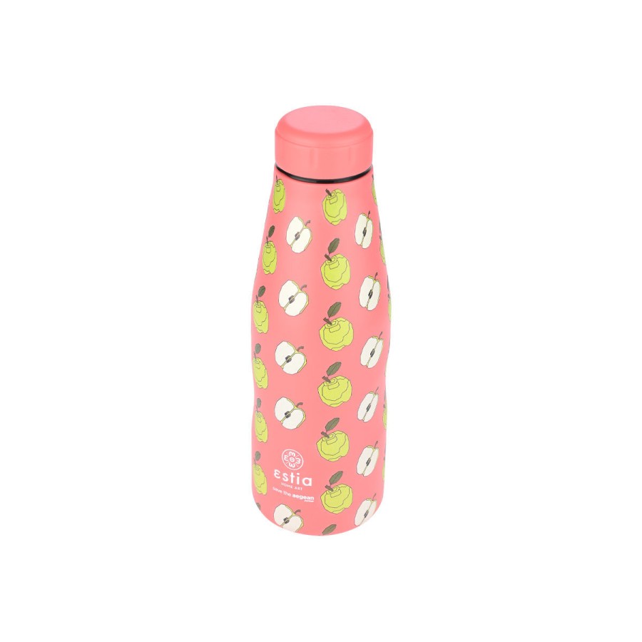Estia Travel Flask Μπουκάλι Θερμός Save The Aegean 500ml Apple Odyssey