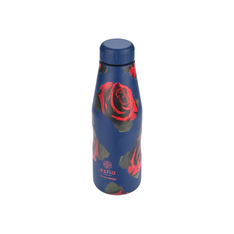 Estia Travel Flask Μπουκάλι Θερμός Save The Aegean 500ml Eletric Roses