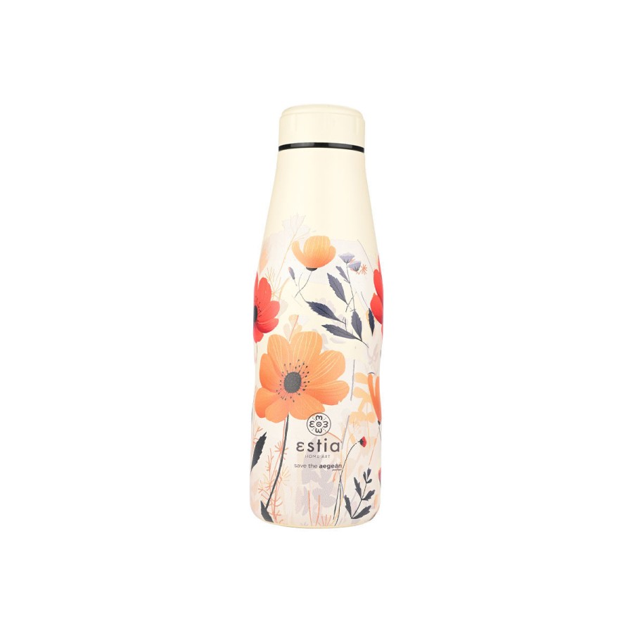Estia Travel Flask Μπουκάλι Θερμός Save The Aegean 500ml Summer Reverie