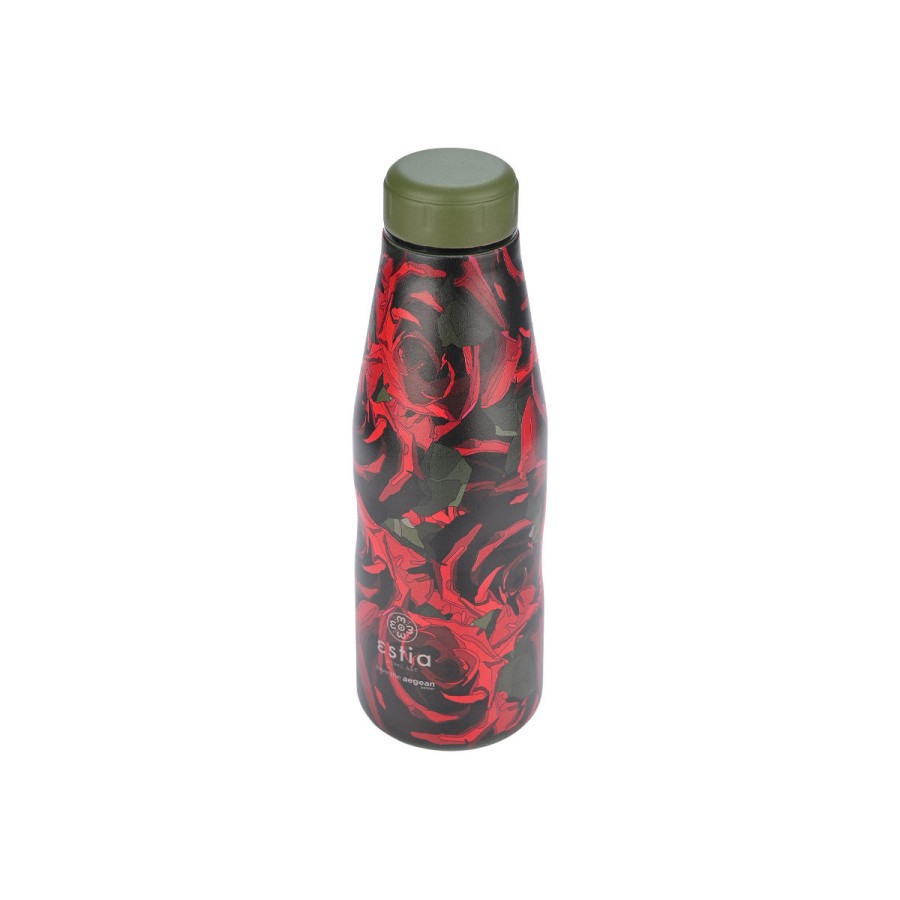 Estia Travel Flask Μπουκάλι Θερμός Save The Aegean 500ml Twilight Rose