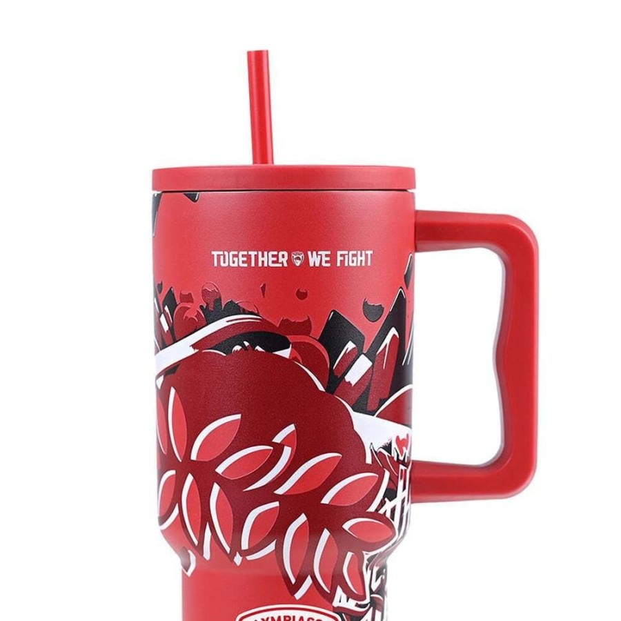 Estia Ποτήρι Straw Tumbler XL Olympiacos BC Edition 900ml Together We Fight