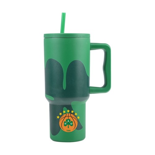 Estia Ποτήρι Straw Tumbler XL Panathinaikos BC Edition 900ml