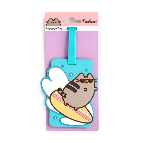 Ετικέτα Αποσκευών Puckator Pusheen the Cat Surfer PVC Tag