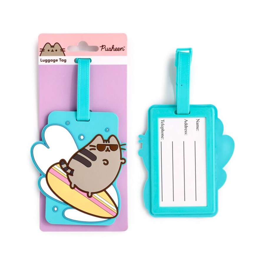 Ετικέτα Αποσκευών Puckator Pusheen the Cat Surfer PVC Tag