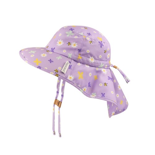FlapJackKids Παιδικό Καπέλο Cape Sunhat Daisy με Αντιηλιακή Προστασία UPF50