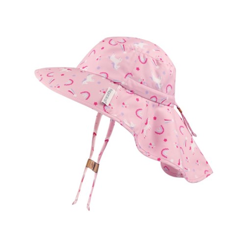 FlapJackKids Παιδικό Καπέλο Cape Sunhat Unicorn με Αντιηλιακή Προστασία UPF50