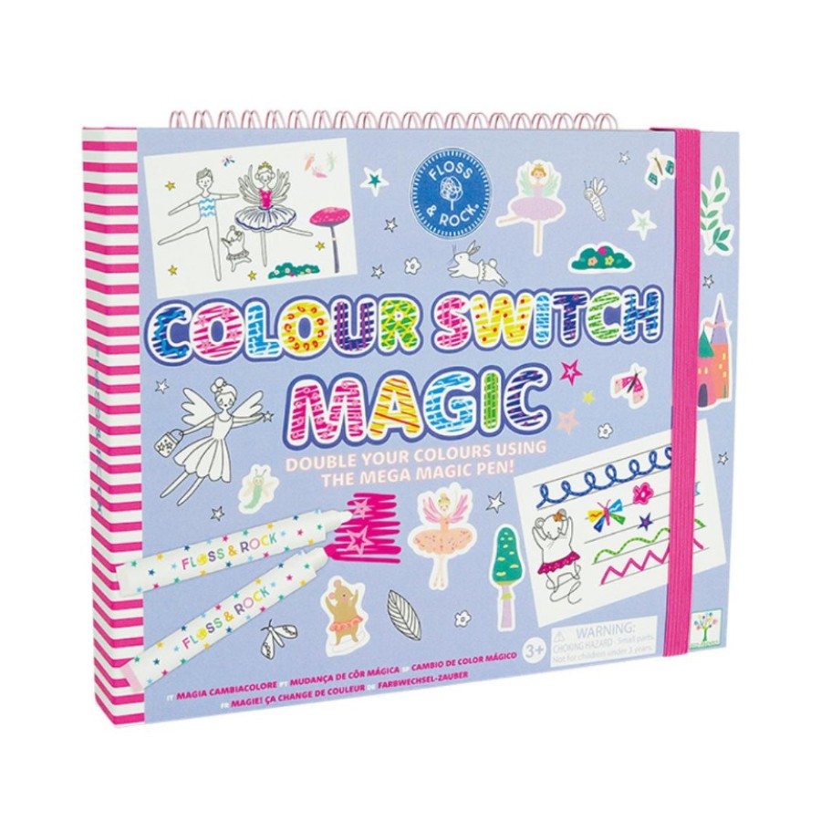 Floss & Rock Μπλοκ Ζωγραφικής Color Switch Magic Μαγεμένο Μπαλέτο