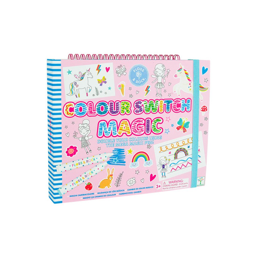 Floss & Rock Μπλοκ Ζωγραφικής Color Switch Magic Νεράιδα του Ουράνιου Τόξου