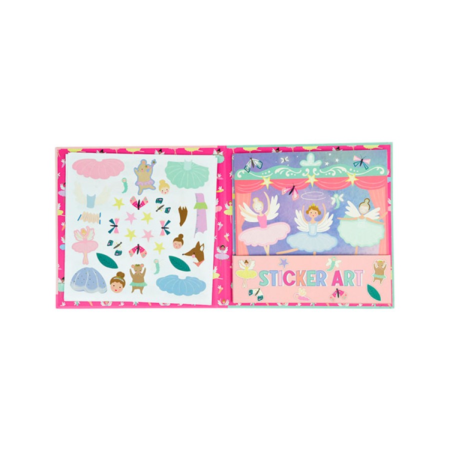 Floss & Rock Παιχνίδι με Αυτοκόλλητα Sticker Art Μαγεμένο Μπαλέτο