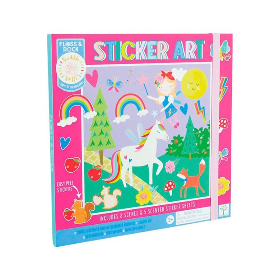 Floss & Rock Παιχνίδι με Αυτοκόλλητα Sticker Art Νεράιδα Ουράνιου Τόξου