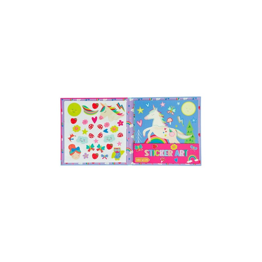 Floss & Rock Παιχνίδι με Αυτοκόλλητα Sticker Art Νεράιδα Ουράνιου Τόξου