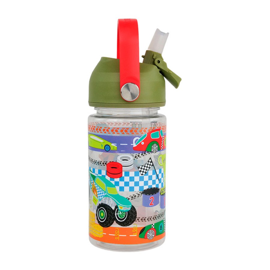 Floss & Rock Παιδικό Παγούρι Tritan 450ml Αυτοκίνητα