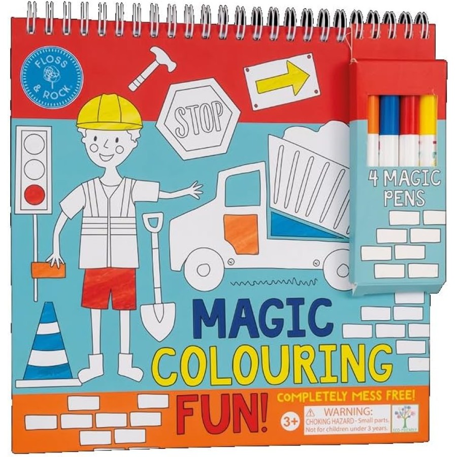 Floss & Rock Παιχνίδι Ζωγραφικής Magic Colouring Fun Construction
