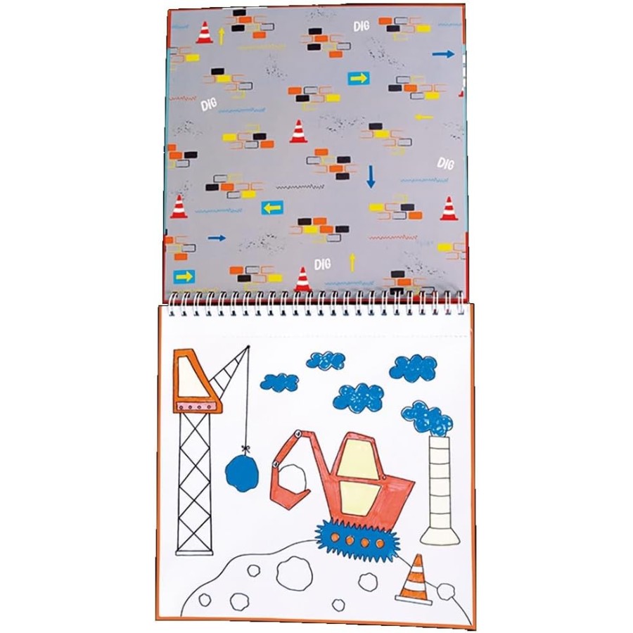 Floss & Rock Παιχνίδι Ζωγραφικής Magic Colouring Fun Construction