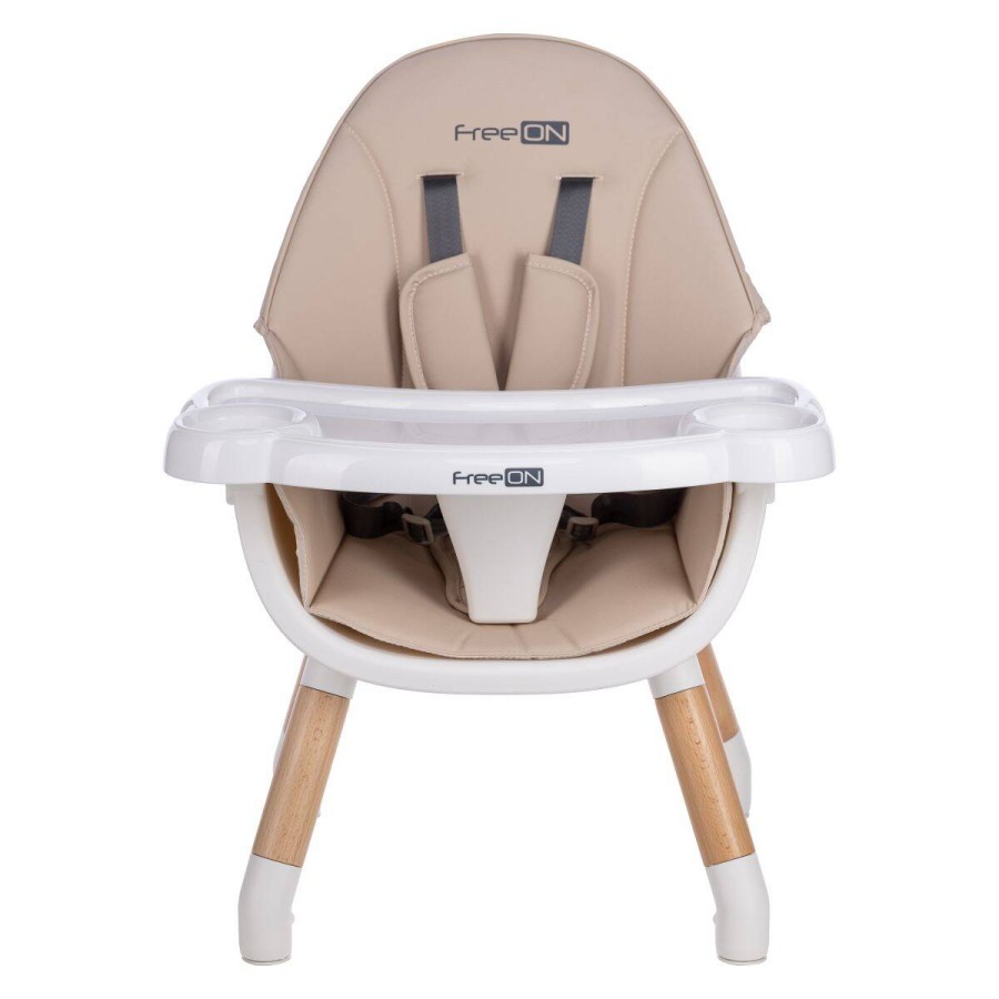 Κάθισμα Φαγητού FreeOn EOS 3 σε 1 Beige (Μετατρέπεται σε Καρέκλα-Τραπέζι)