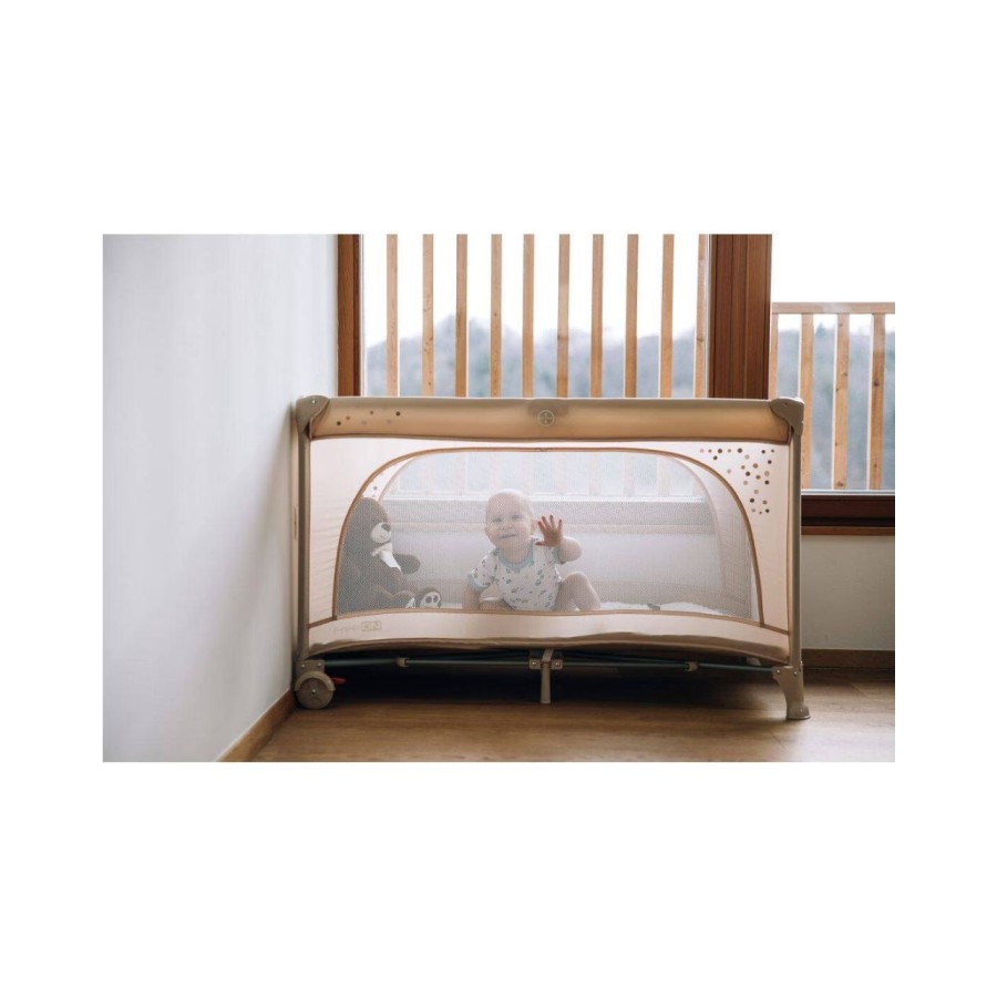 FreeOn Παρκοκρέβατο Travel Cot Nook Beige
