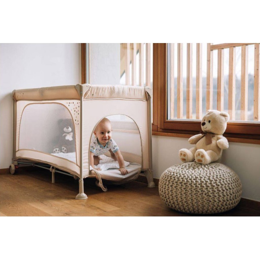 FreeOn Παρκοκρέβατο Travel Cot Nook Beige