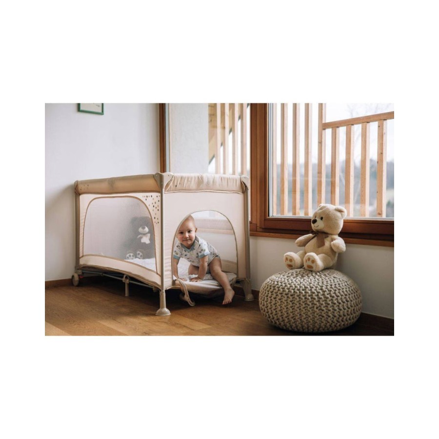 FreeOn Παρκοκρέβατο Travel Cot Nook Beige